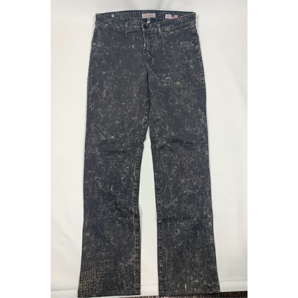 2---Vizcaino Premium Denim Black White Gold Size 6